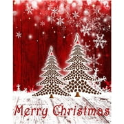 Merry Christmas Tree Red Garden Flag Winter Snowflake Double Sided Flags 12.5x18, Xmas Rustic Winter Snow Holiday New Year Small Garden Flag Banner Yard Outdoor Decoration Home Decor